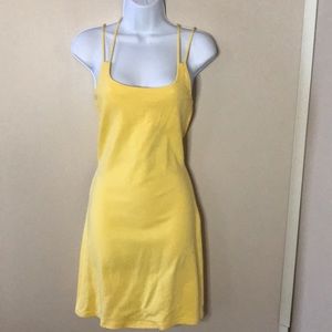 Yellow strappy Sun dress,
